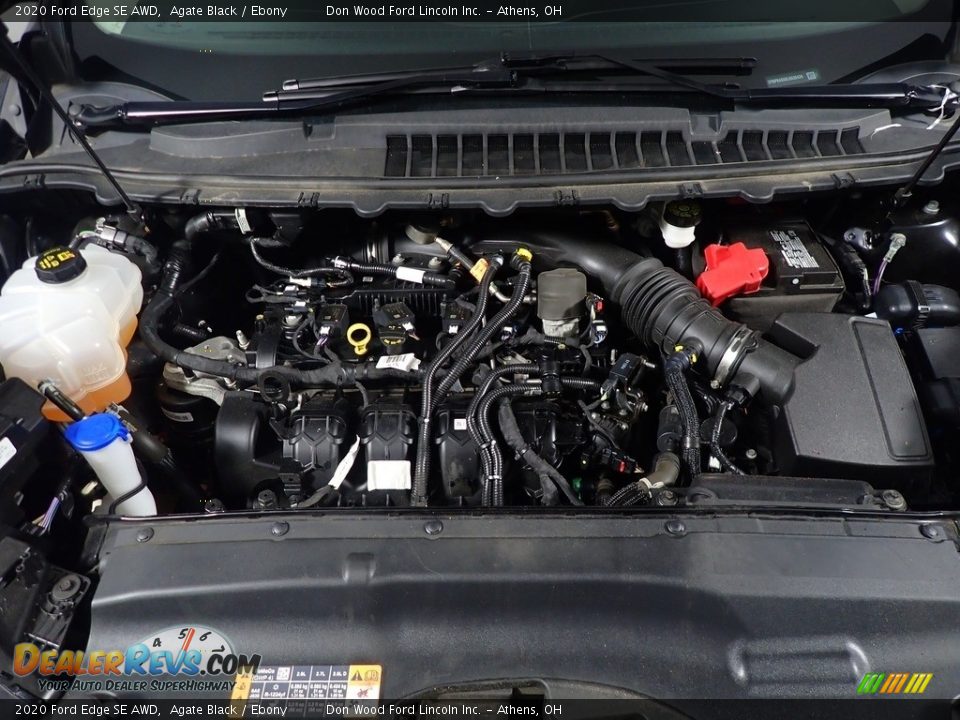 2020 Ford Edge SE AWD Agate Black / Ebony Photo #7