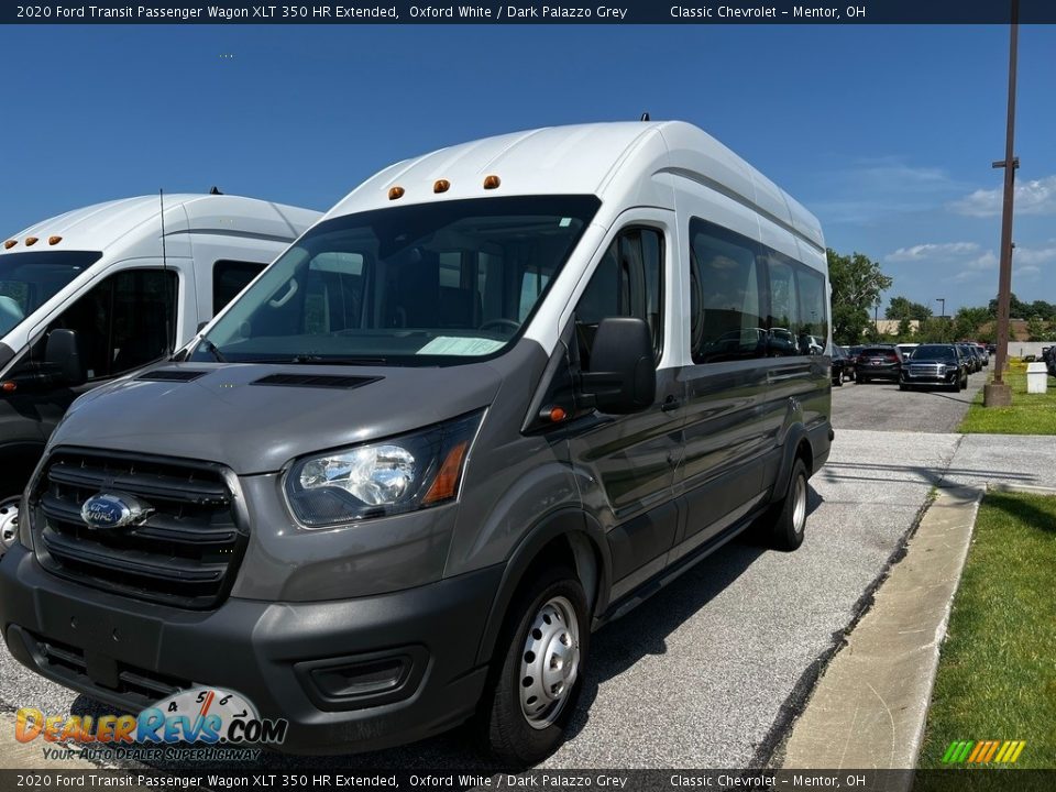 2020 Ford Transit Passenger Wagon XLT 350 HR Extended Oxford White / Dark Palazzo Grey Photo #1