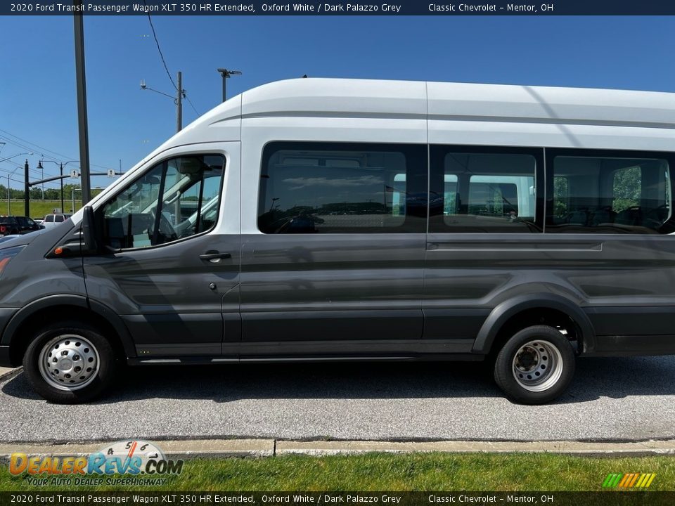 2020 Ford Transit Passenger Wagon XLT 350 HR Extended Oxford White / Dark Palazzo Grey Photo #2