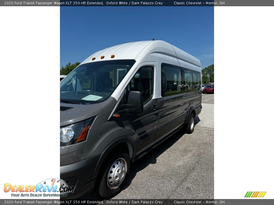 2020 Ford Transit Passenger Wagon XLT 350 HR Extended Oxford White / Dark Palazzo Grey Photo #1