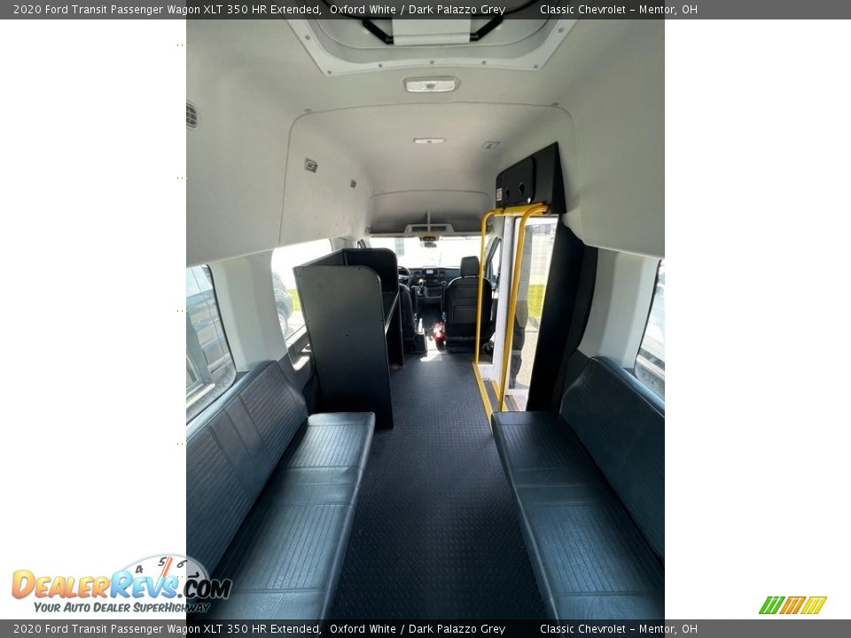 2020 Ford Transit Passenger Wagon XLT 350 HR Extended Oxford White / Dark Palazzo Grey Photo #8