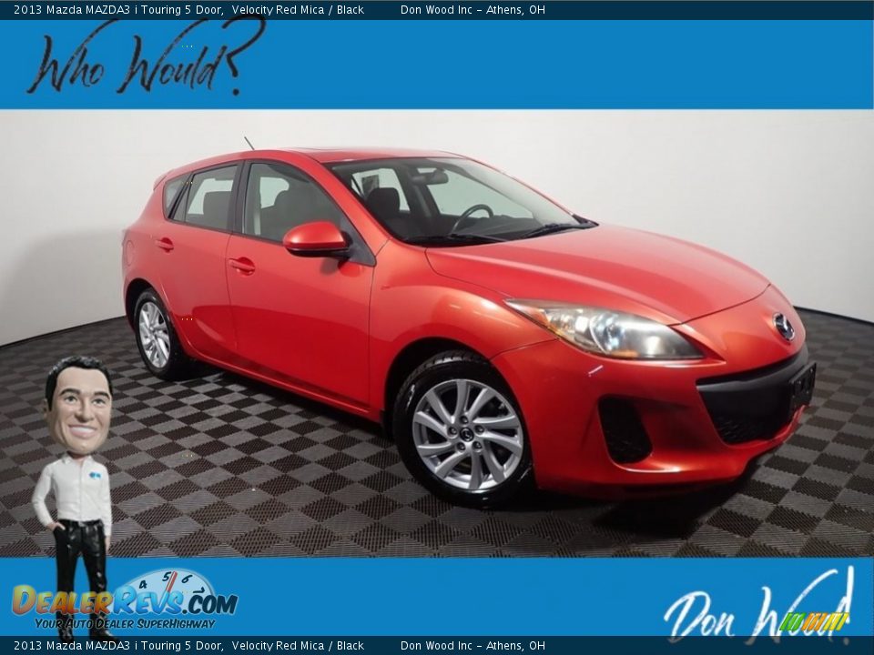 2013 Mazda MAZDA3 i Touring 5 Door Velocity Red Mica / Black Photo #1