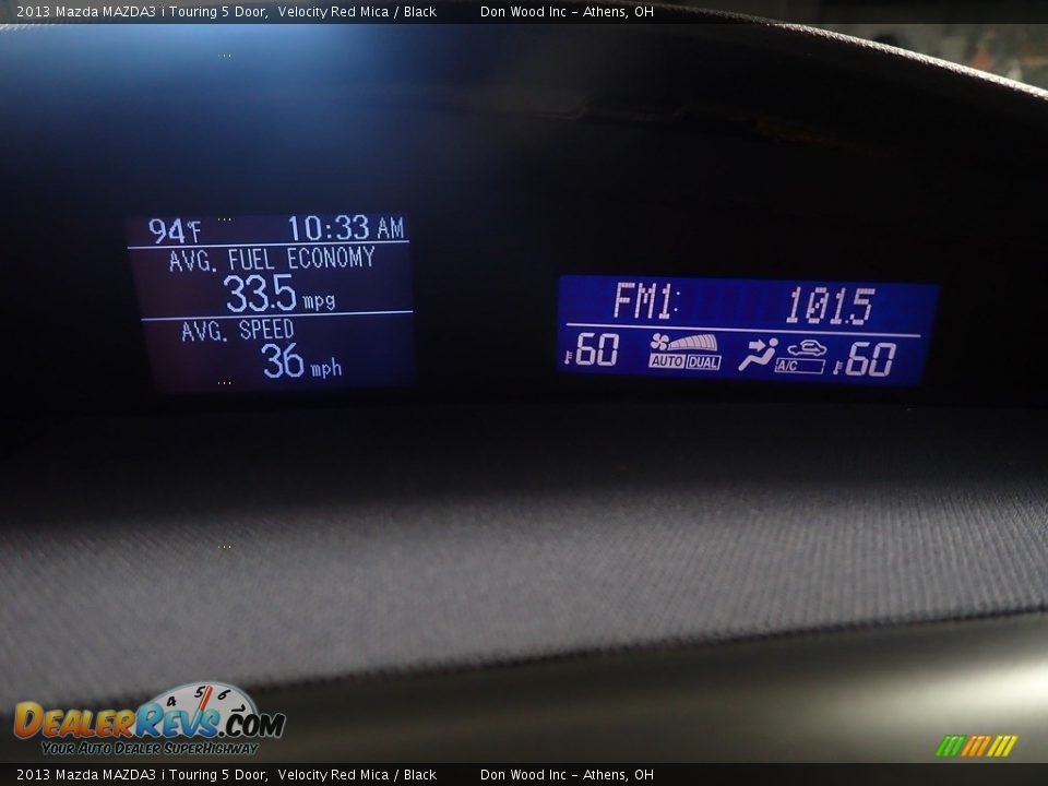 2013 Mazda MAZDA3 i Touring 5 Door Velocity Red Mica / Black Photo #3