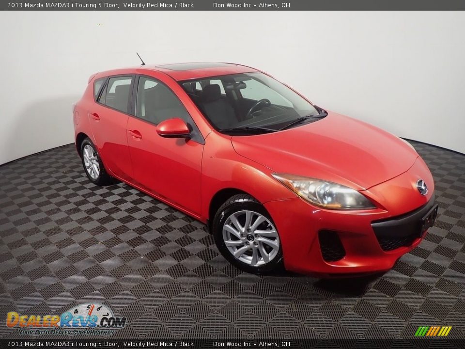 2013 Mazda MAZDA3 i Touring 5 Door Velocity Red Mica / Black Photo #4