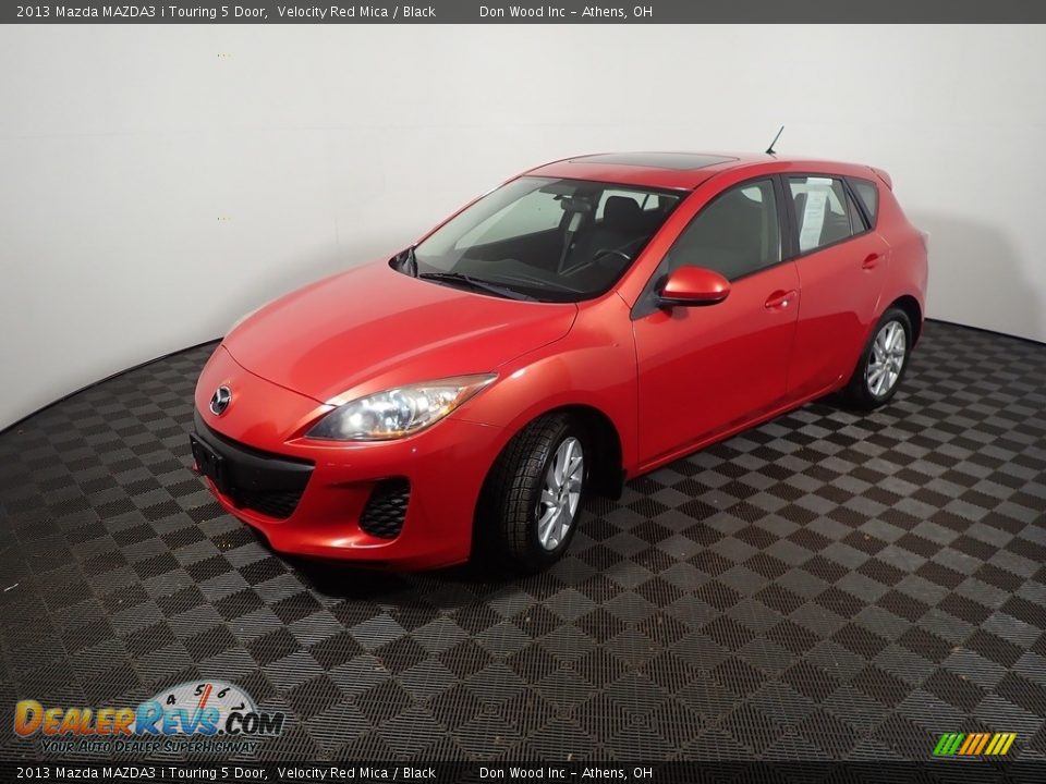 2013 Mazda MAZDA3 i Touring 5 Door Velocity Red Mica / Black Photo #10