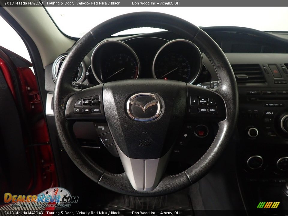 2013 Mazda MAZDA3 i Touring 5 Door Velocity Red Mica / Black Photo #27