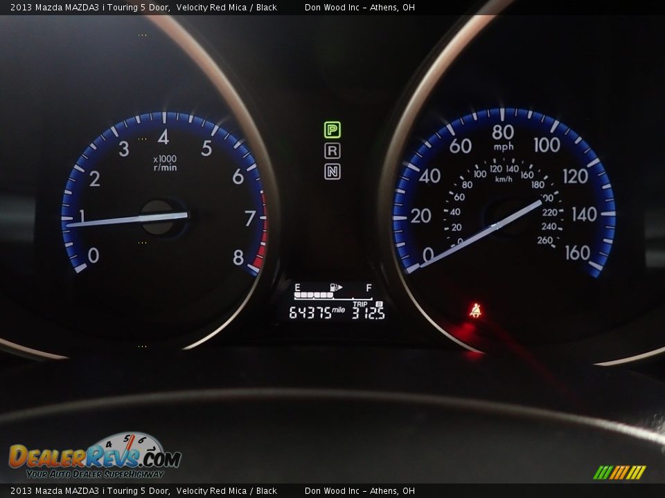 2013 Mazda MAZDA3 i Touring 5 Door Velocity Red Mica / Black Photo #28