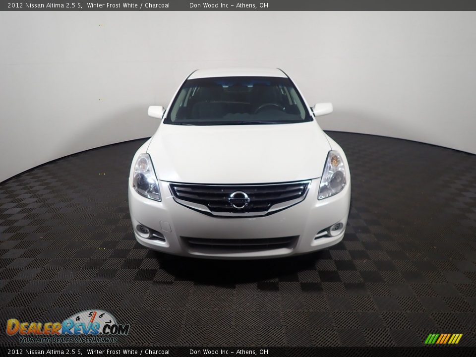 2012 Nissan Altima 2.5 S Winter Frost White / Charcoal Photo #4