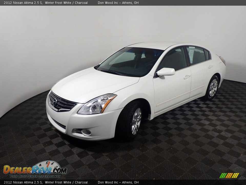 2012 Nissan Altima 2.5 S Winter Frost White / Charcoal Photo #7