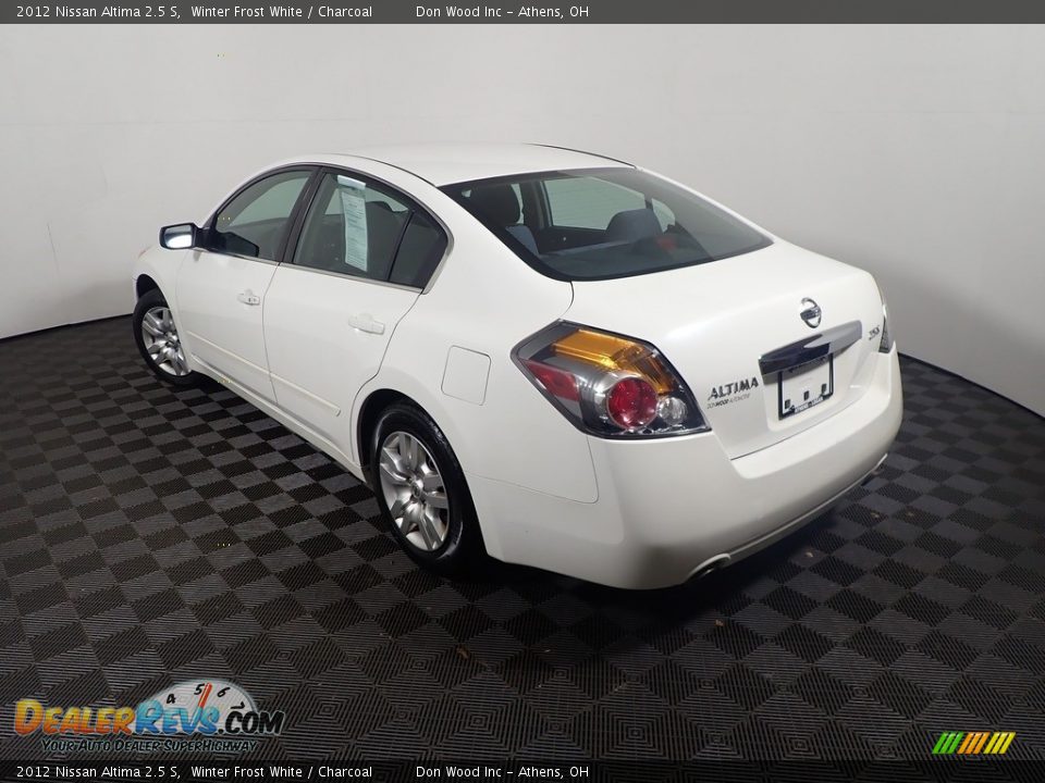 2012 Nissan Altima 2.5 S Winter Frost White / Charcoal Photo #9