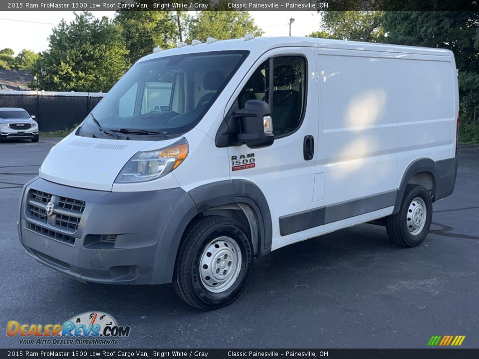 2015 Ram ProMaster 1500 Low Roof Cargo Van Bright White / Gray Photo #1