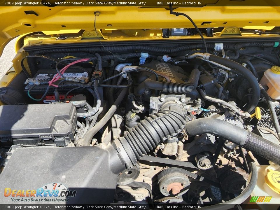 2009 Jeep Wrangler X 4x4 Detonator Yellow / Dark Slate Gray/Medium Slate Gray Photo #13