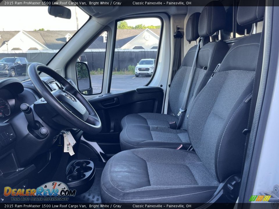 Front Seat of 2015 Ram ProMaster 1500 Low Roof Cargo Van Photo #9