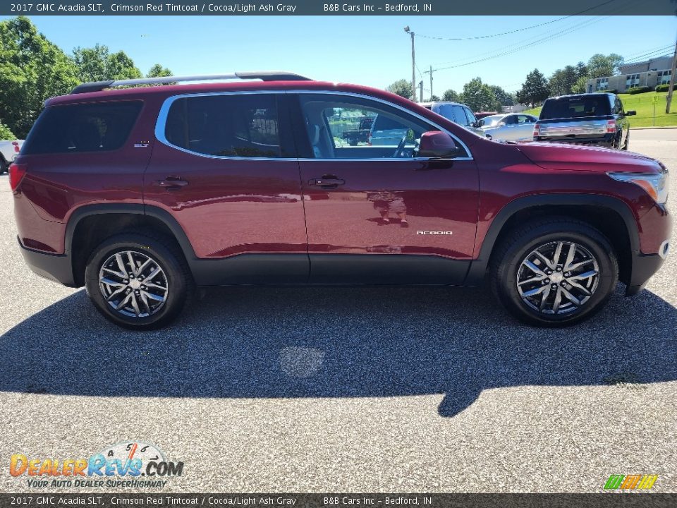 2017 GMC Acadia SLT Crimson Red Tintcoat / Cocoa/Light Ash Gray Photo #5