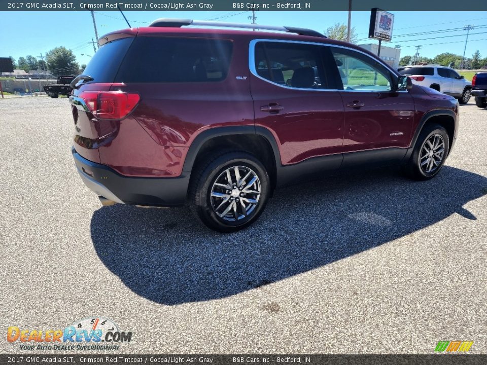 2017 GMC Acadia SLT Crimson Red Tintcoat / Cocoa/Light Ash Gray Photo #6