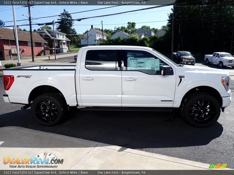 Oxford White 2022 Ford F150 XLT SuperCrew 4x4 Photo #6