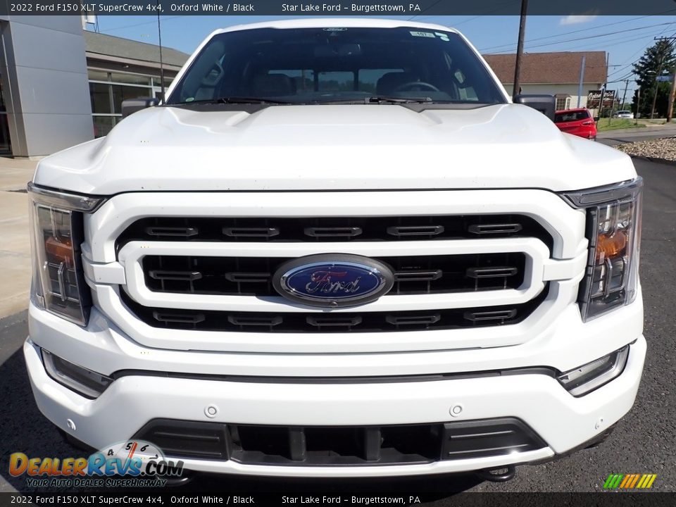 2022 Ford F150 XLT SuperCrew 4x4 Oxford White / Black Photo #8