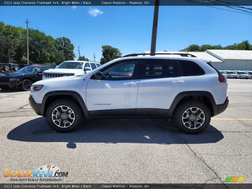 2022 Jeep Cherokee Trailhawk 4x4 Bright White / Black Photo #8