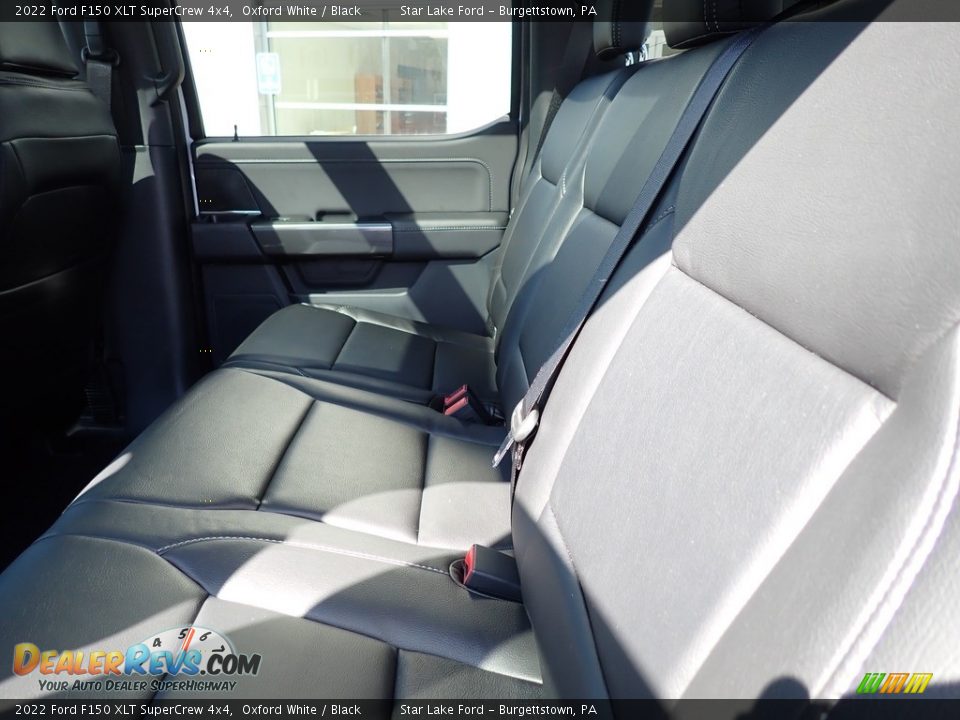 Rear Seat of 2022 Ford F150 XLT SuperCrew 4x4 Photo #10