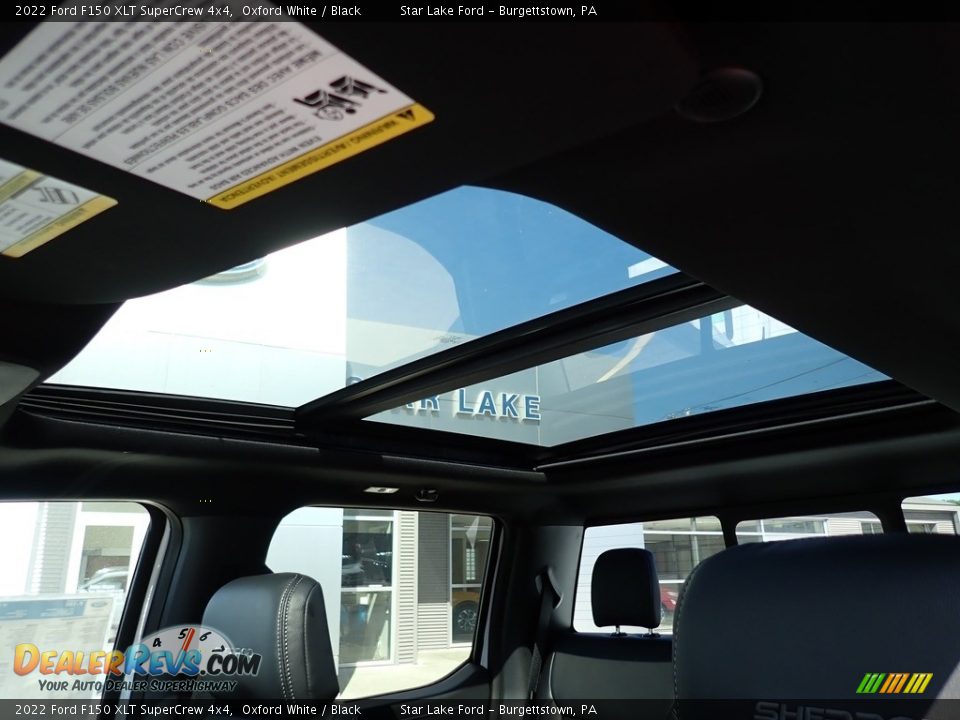 2022 Ford F150 XLT SuperCrew 4x4 Oxford White / Black Photo #16