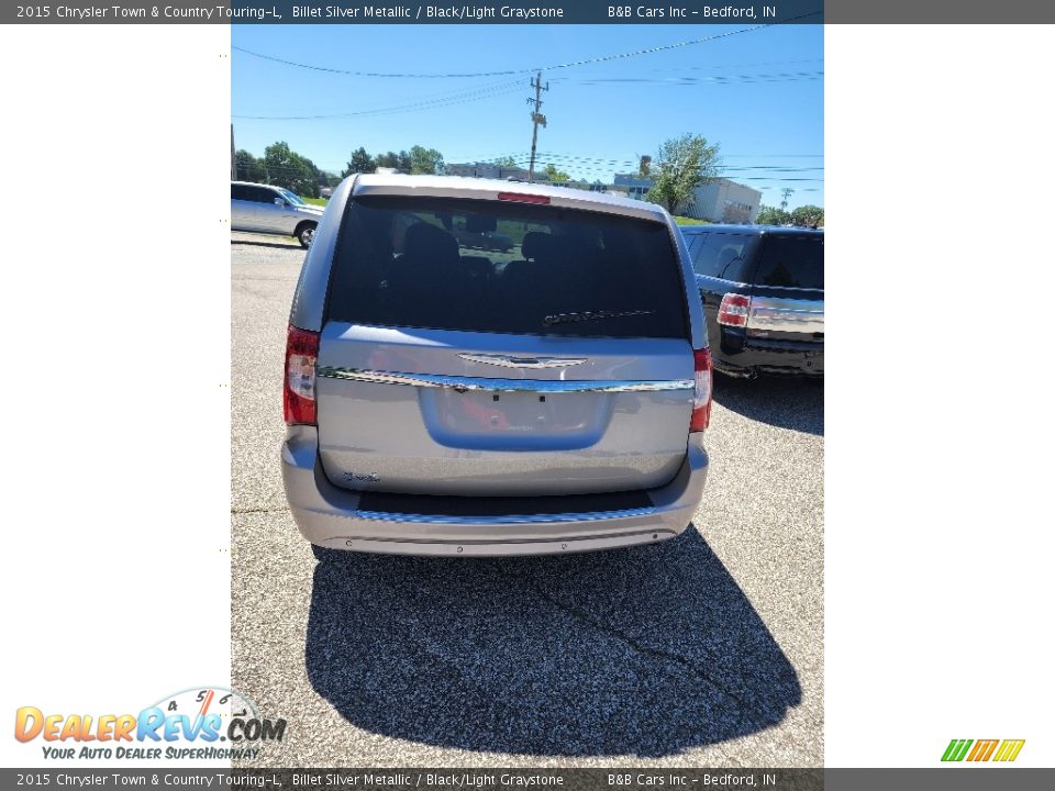 2015 Chrysler Town & Country Touring-L Billet Silver Metallic / Black/Light Graystone Photo #3