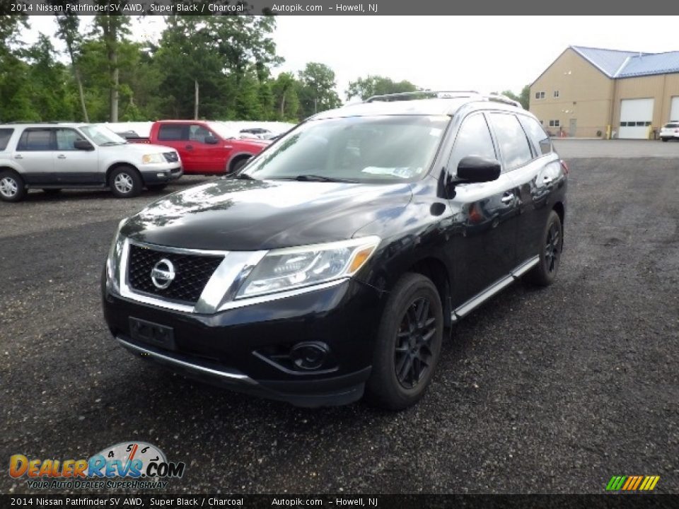 2014 Nissan Pathfinder SV AWD Super Black / Charcoal Photo #1