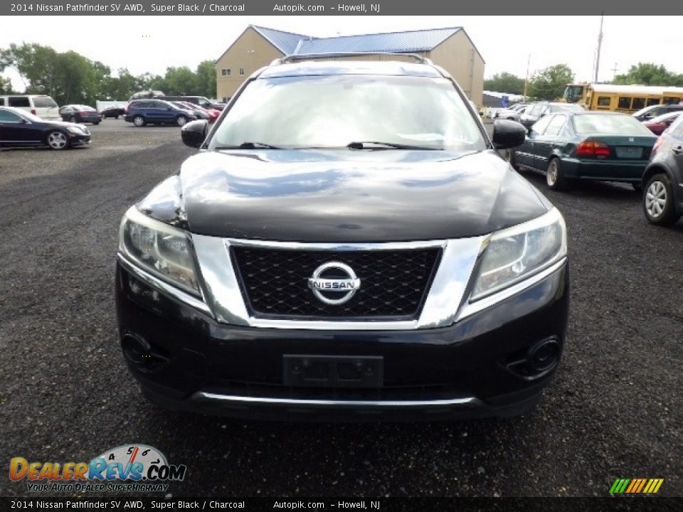 2014 Nissan Pathfinder SV AWD Super Black / Charcoal Photo #2