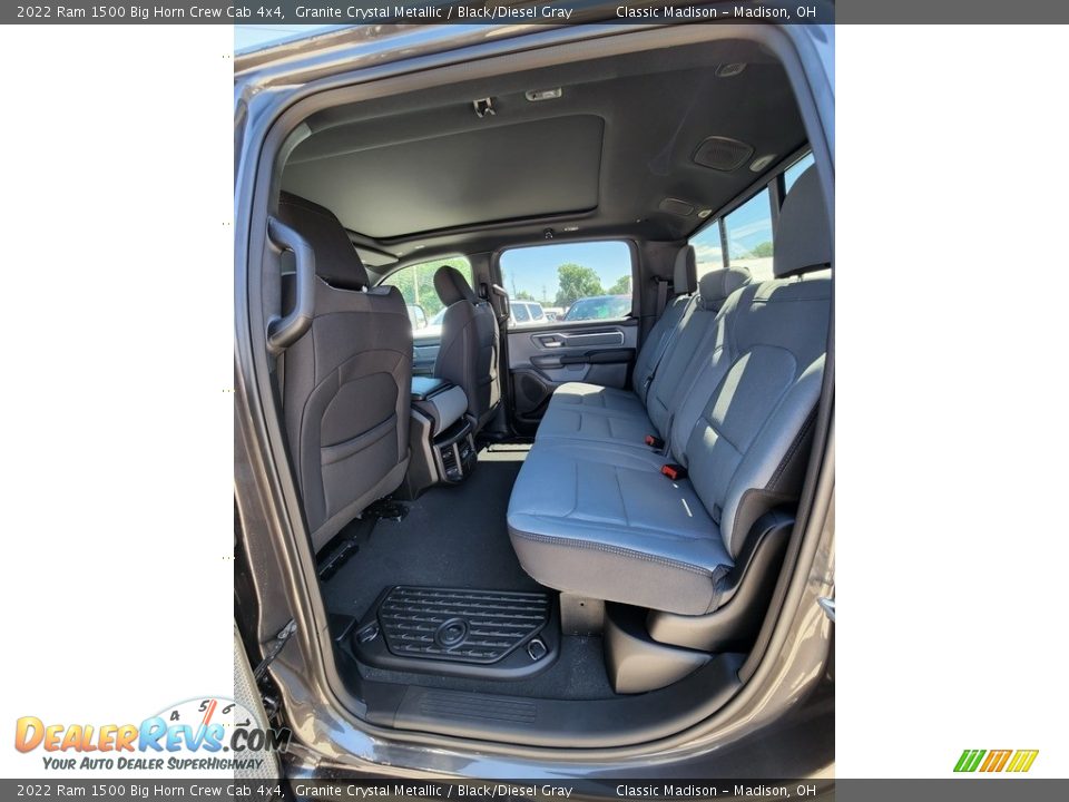 2022 Ram 1500 Big Horn Crew Cab 4x4 Granite Crystal Metallic / Black/Diesel Gray Photo #3