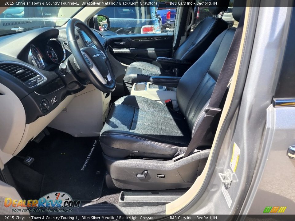 2015 Chrysler Town & Country Touring-L Billet Silver Metallic / Black/Light Graystone Photo #7