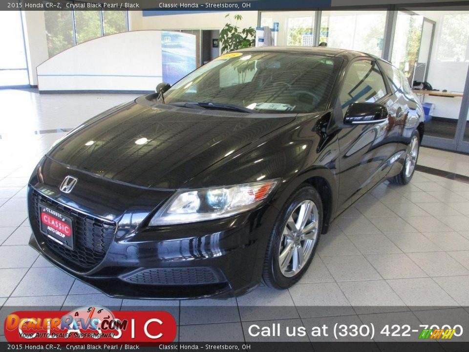 2015 Honda CR-Z Crystal Black Pearl / Black Photo #1