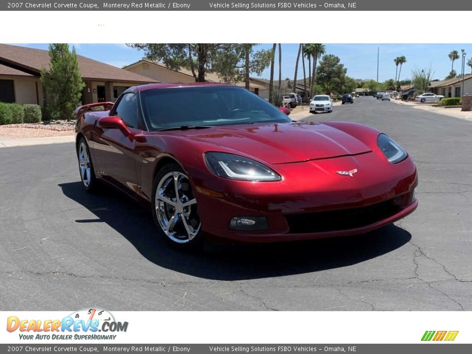 2007 Chevrolet Corvette Coupe Monterey Red Metallic / Ebony Photo #1