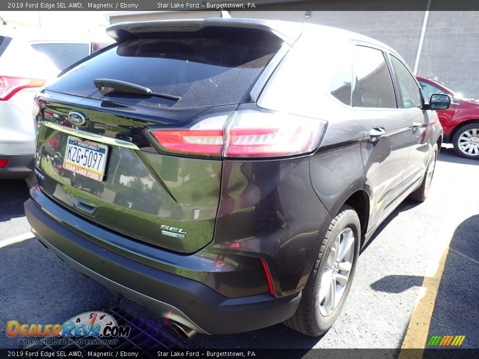 2019 Ford Edge SEL AWD Magnetic / Ebony Photo #3