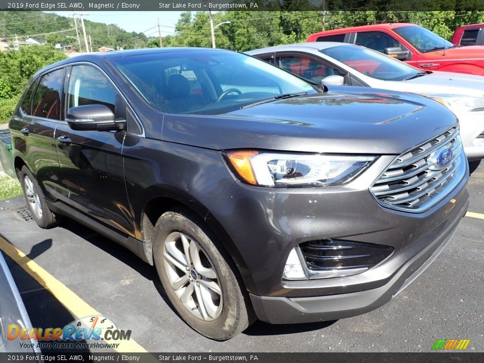 2019 Ford Edge SEL AWD Magnetic / Ebony Photo #4