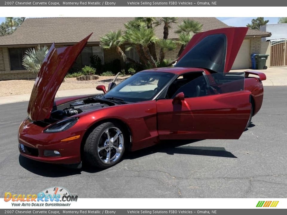 2007 Chevrolet Corvette Coupe Monterey Red Metallic / Ebony Photo #8