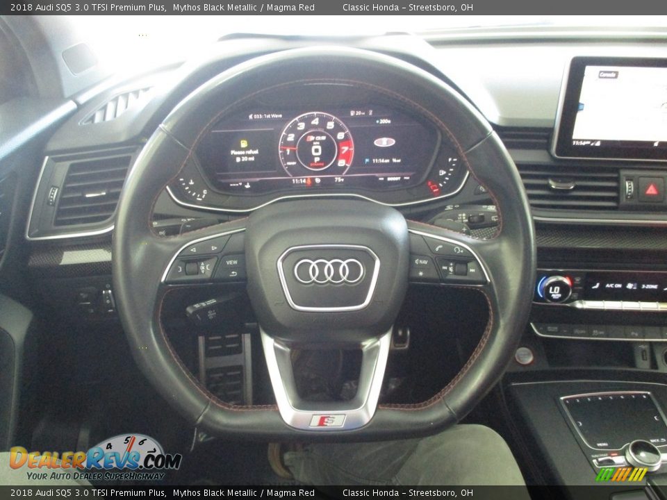 2018 Audi SQ5 3.0 TFSI Premium Plus Steering Wheel Photo #35