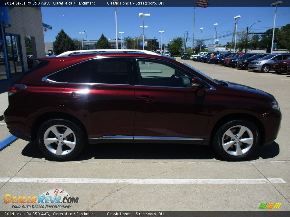 2014 Lexus RX 350 AWD Claret Mica / Parchment Photo #4