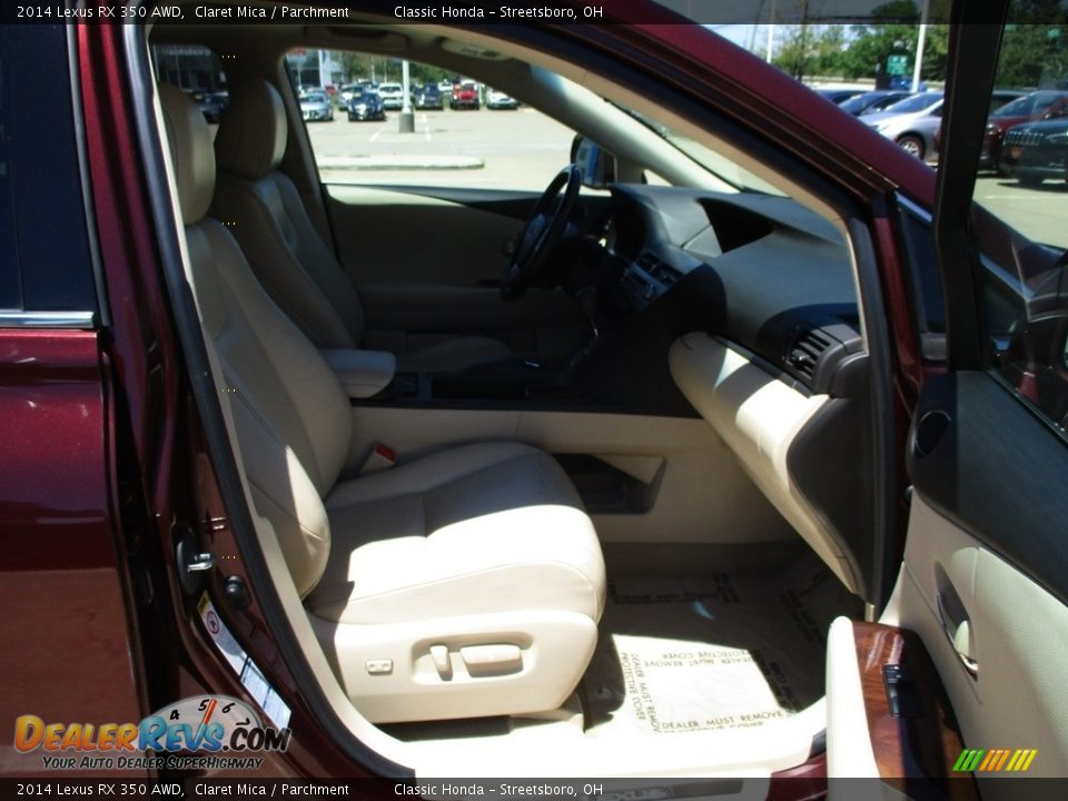 2014 Lexus RX 350 AWD Claret Mica / Parchment Photo #17