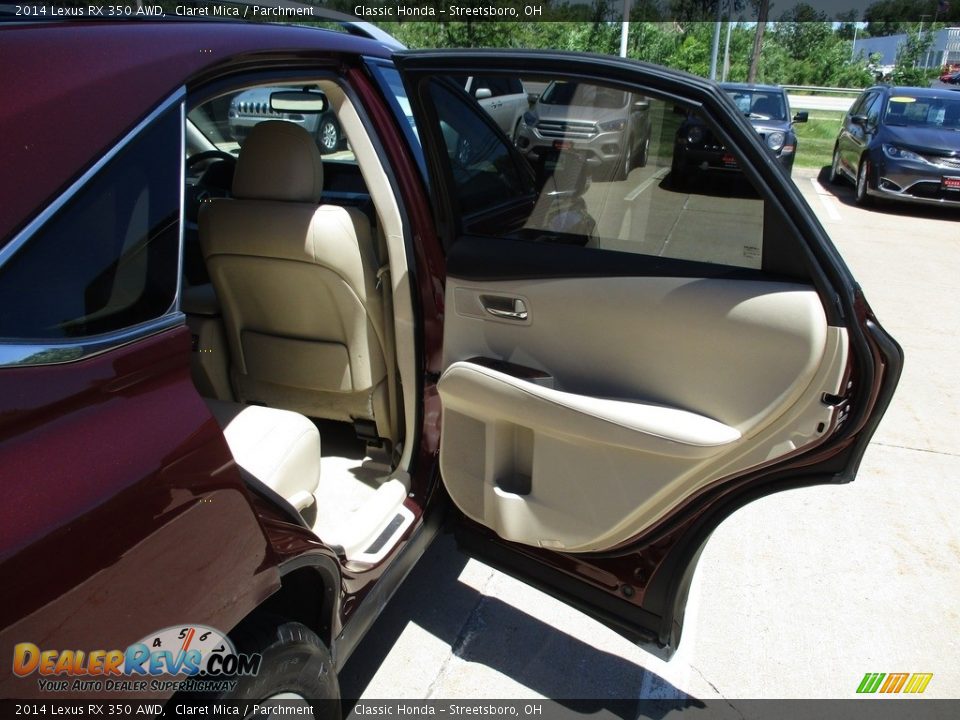 2014 Lexus RX 350 AWD Claret Mica / Parchment Photo #20