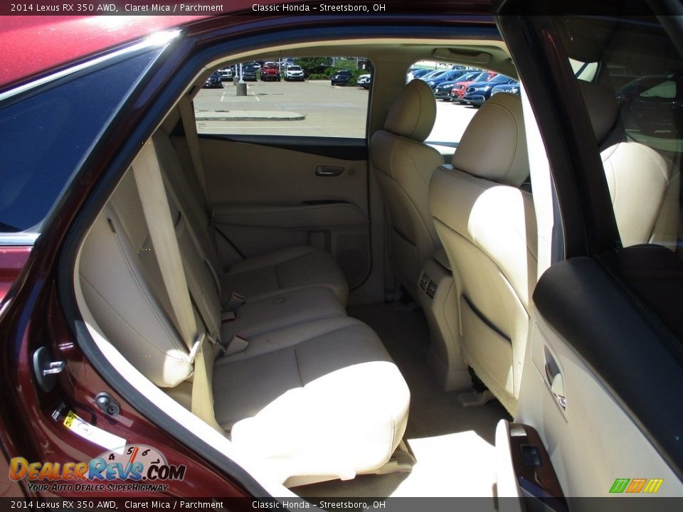 2014 Lexus RX 350 AWD Claret Mica / Parchment Photo #21