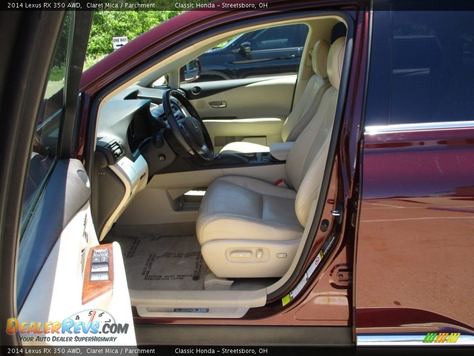 2014 Lexus RX 350 AWD Claret Mica / Parchment Photo #27