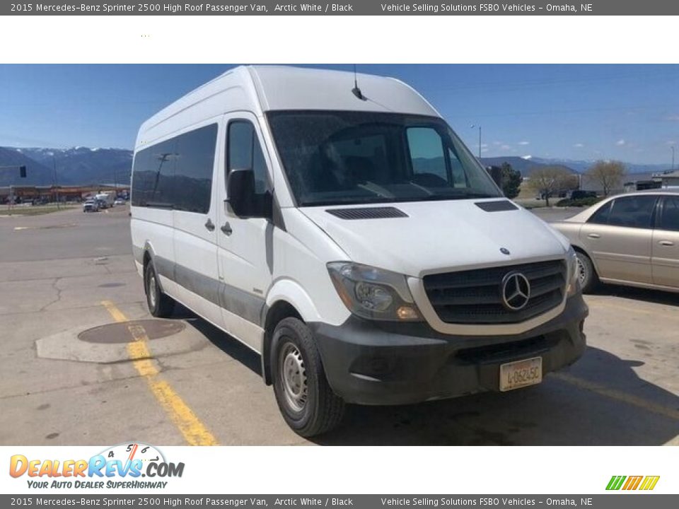 Front 3/4 View of 2015 Mercedes-Benz Sprinter 2500 High Roof Passenger Van Photo #2