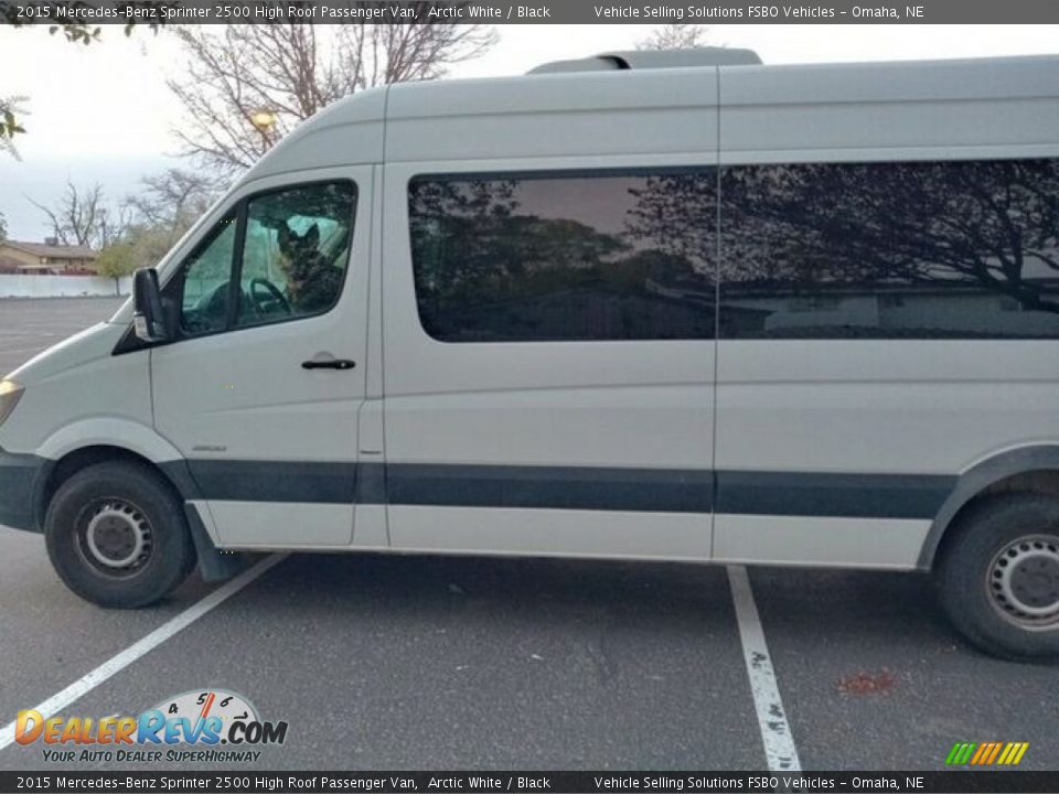 Arctic White 2015 Mercedes-Benz Sprinter 2500 High Roof Passenger Van Photo #3