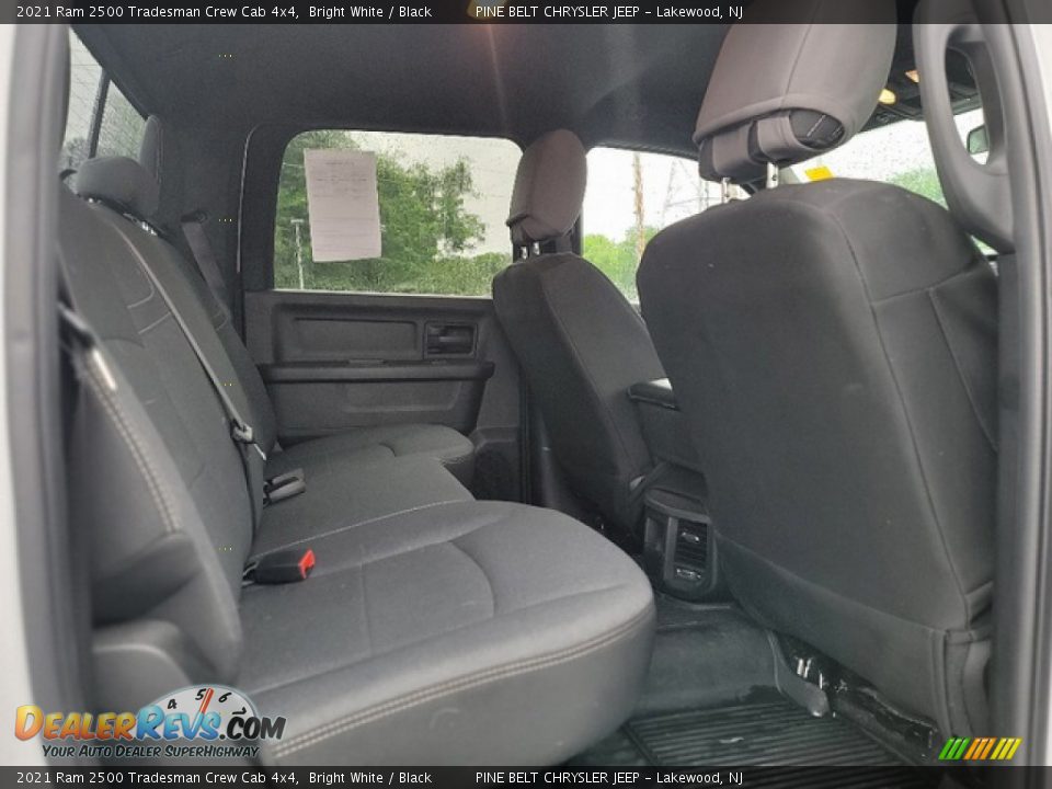 Rear Seat of 2021 Ram 2500 Tradesman Crew Cab 4x4 Photo #10