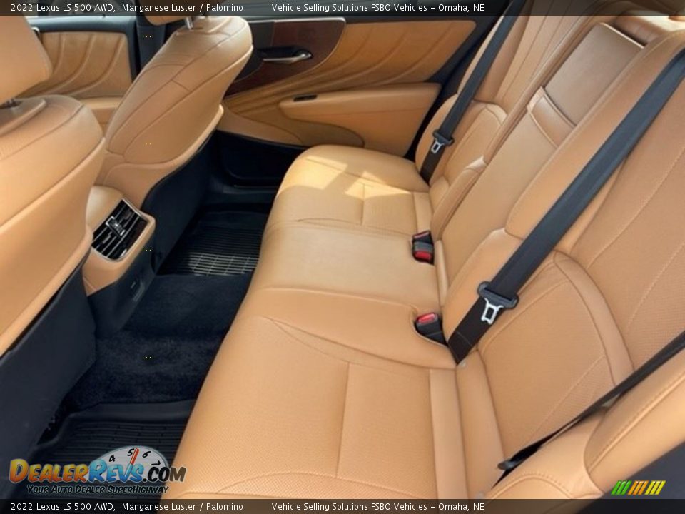 Rear Seat of 2022 Lexus LS 500 AWD Photo #12