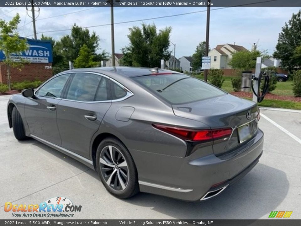 2022 Lexus LS 500 AWD Manganese Luster / Palomino Photo #14