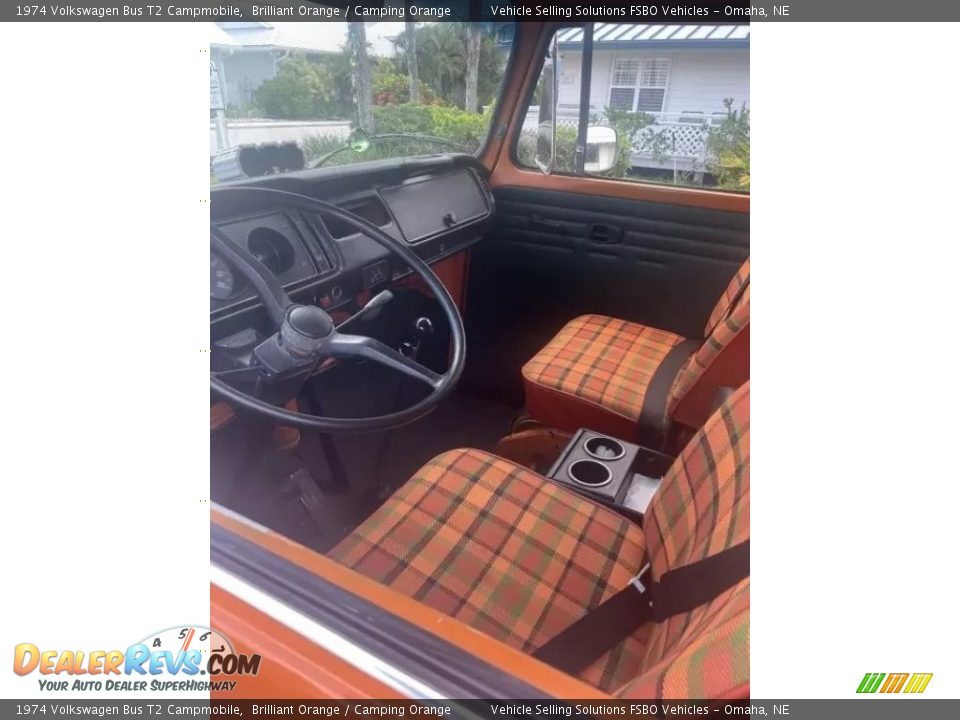 Camping Orange Interior - 1974 Volkswagen Bus T2 Campmobile Photo #4