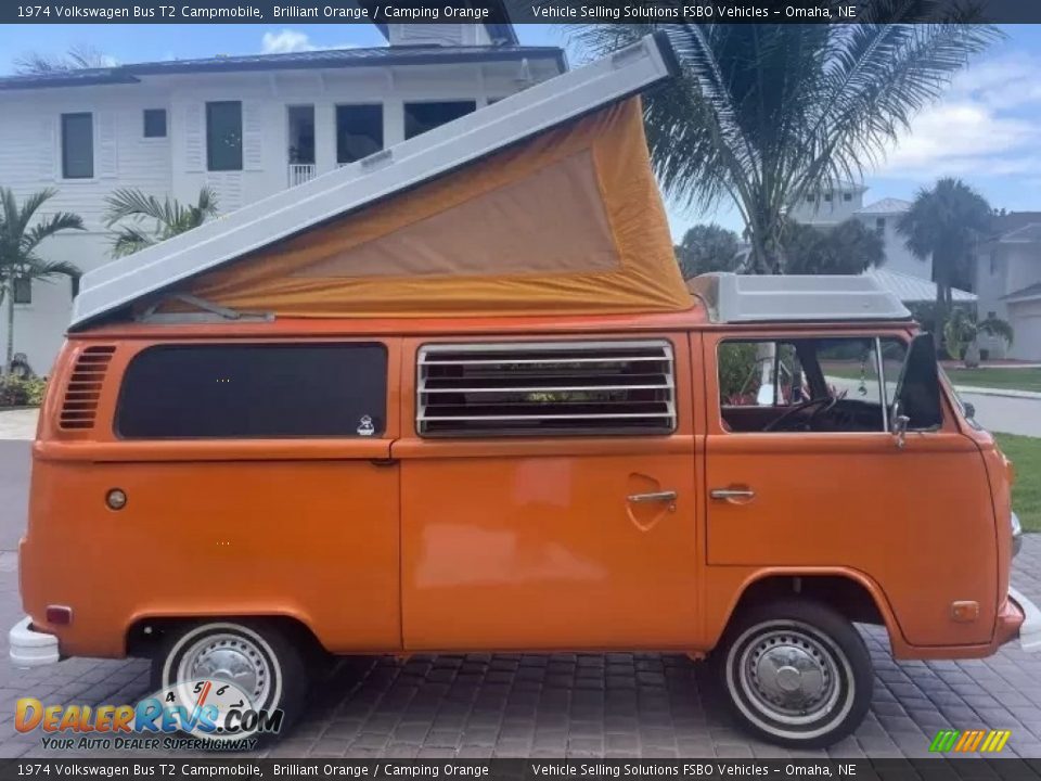 Front 3/4 View of 1974 Volkswagen Bus T2 Campmobile Photo #14