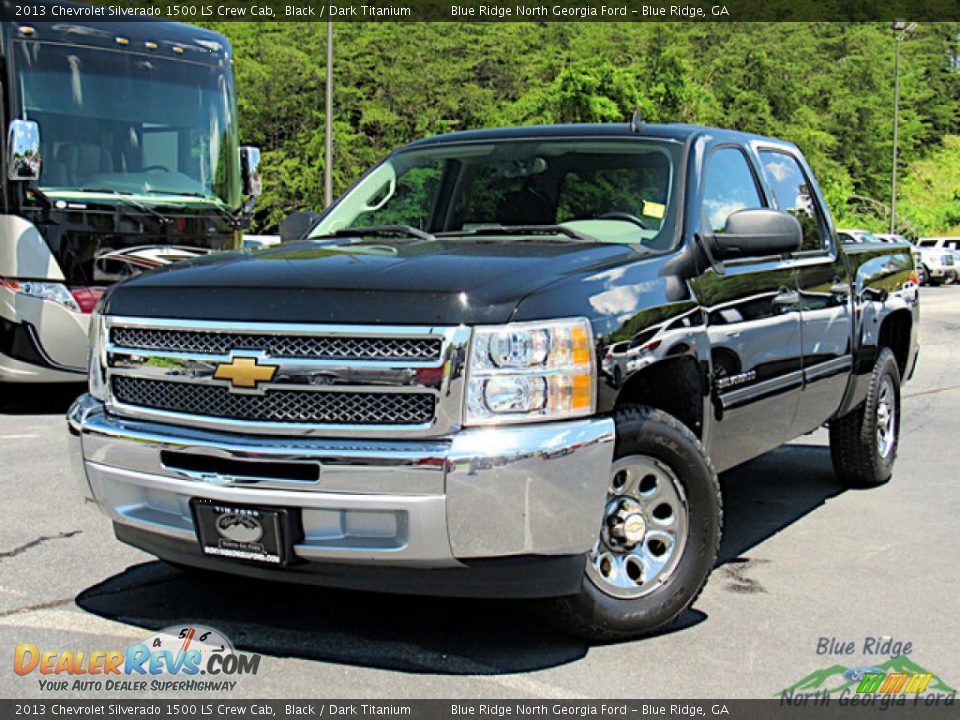 2013 Chevrolet Silverado 1500 LS Crew Cab Black / Dark Titanium Photo #1