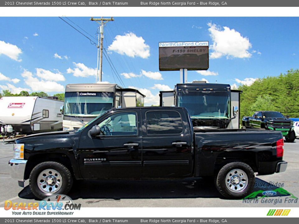 2013 Chevrolet Silverado 1500 LS Crew Cab Black / Dark Titanium Photo #2