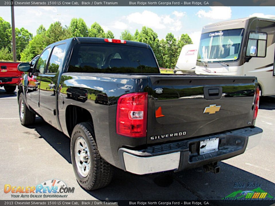 2013 Chevrolet Silverado 1500 LS Crew Cab Black / Dark Titanium Photo #3